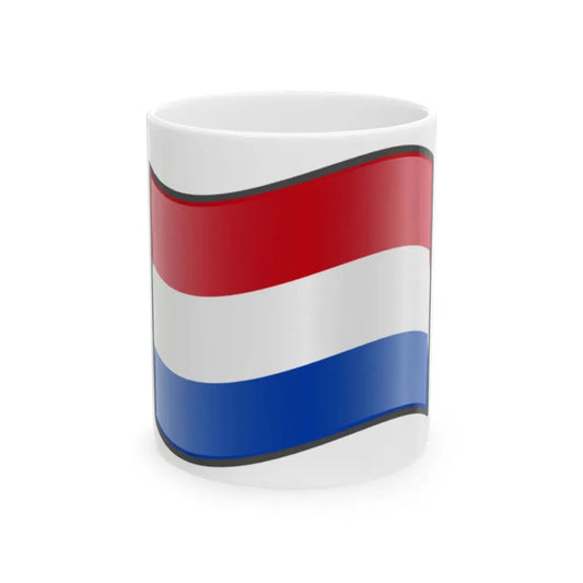 Nuvola Dutch flag (Netherlands) White Coffee Mug 11oz - Go Mug Yourself