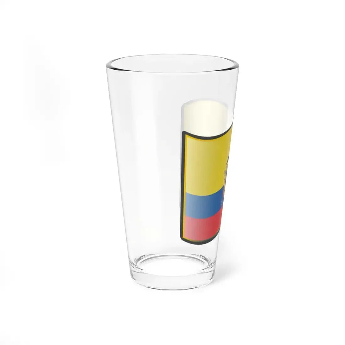 Nuvola Ecuadorian flag (Ecuador) Pint Glass 16oz - Go Mug Yourself