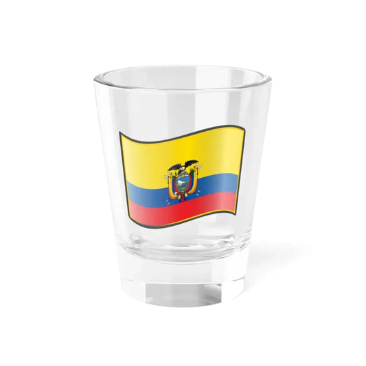 Nuvola Ecuadorian flag (Ecuador) Shot Glass 1.5oz 1.5oz - Go Mug Yourself