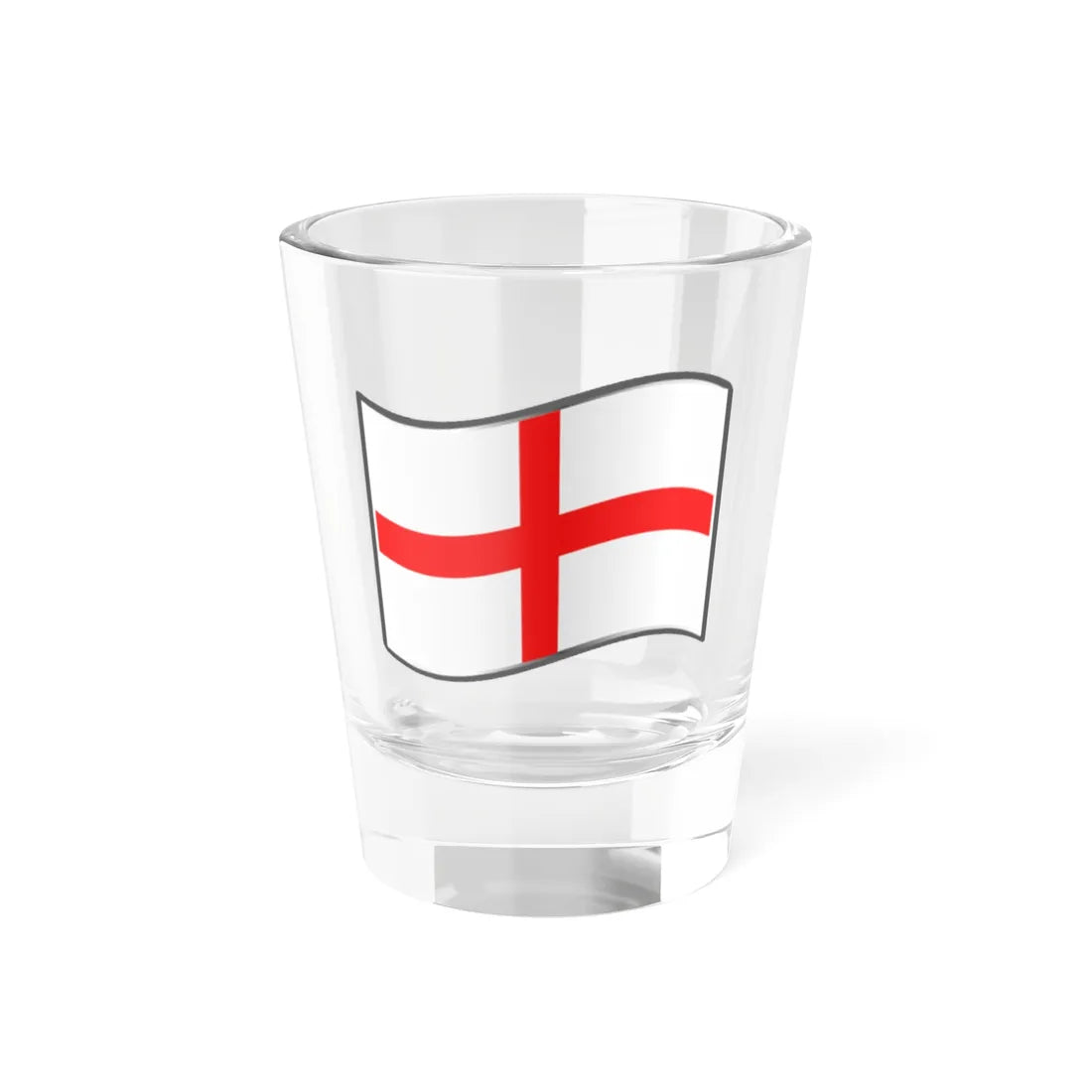 Nuvola England flag (England) Shot Glass 1.5oz 1.5oz - Go Mug Yourself