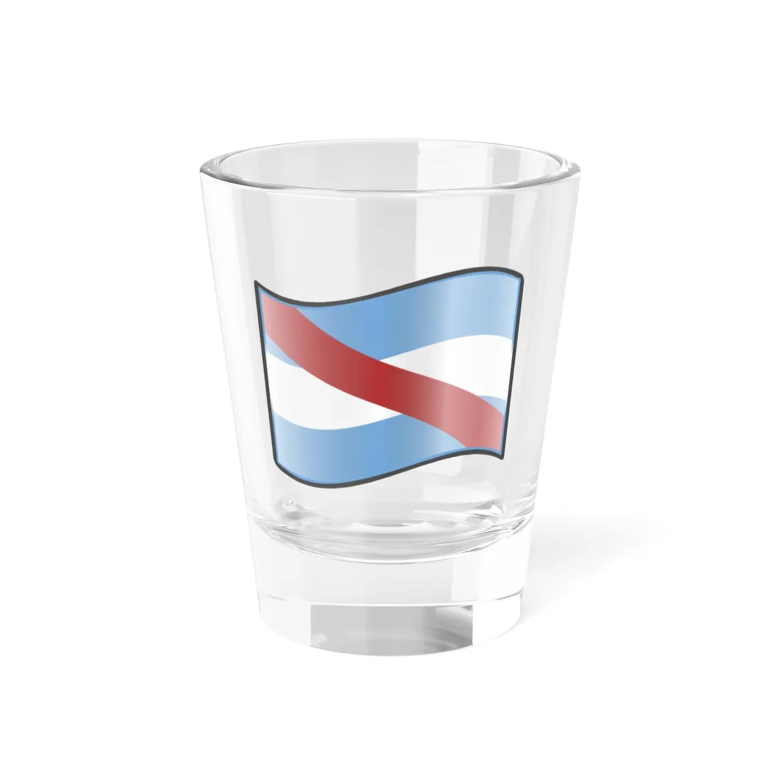 Nuvola Entre Rios flag (Argentina) Shot Glass 1.5oz 1.5oz - Go Mug Yourself