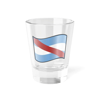Nuvola Entre Rios flag (Argentina) Shot Glass 1.5oz 1.5oz - Go Mug Yourself
