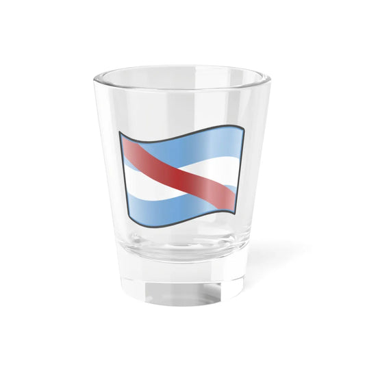 Nuvola Entre Rios flag (Argentina) Shot Glass 1.5oz 1.5oz - Go Mug Yourself
