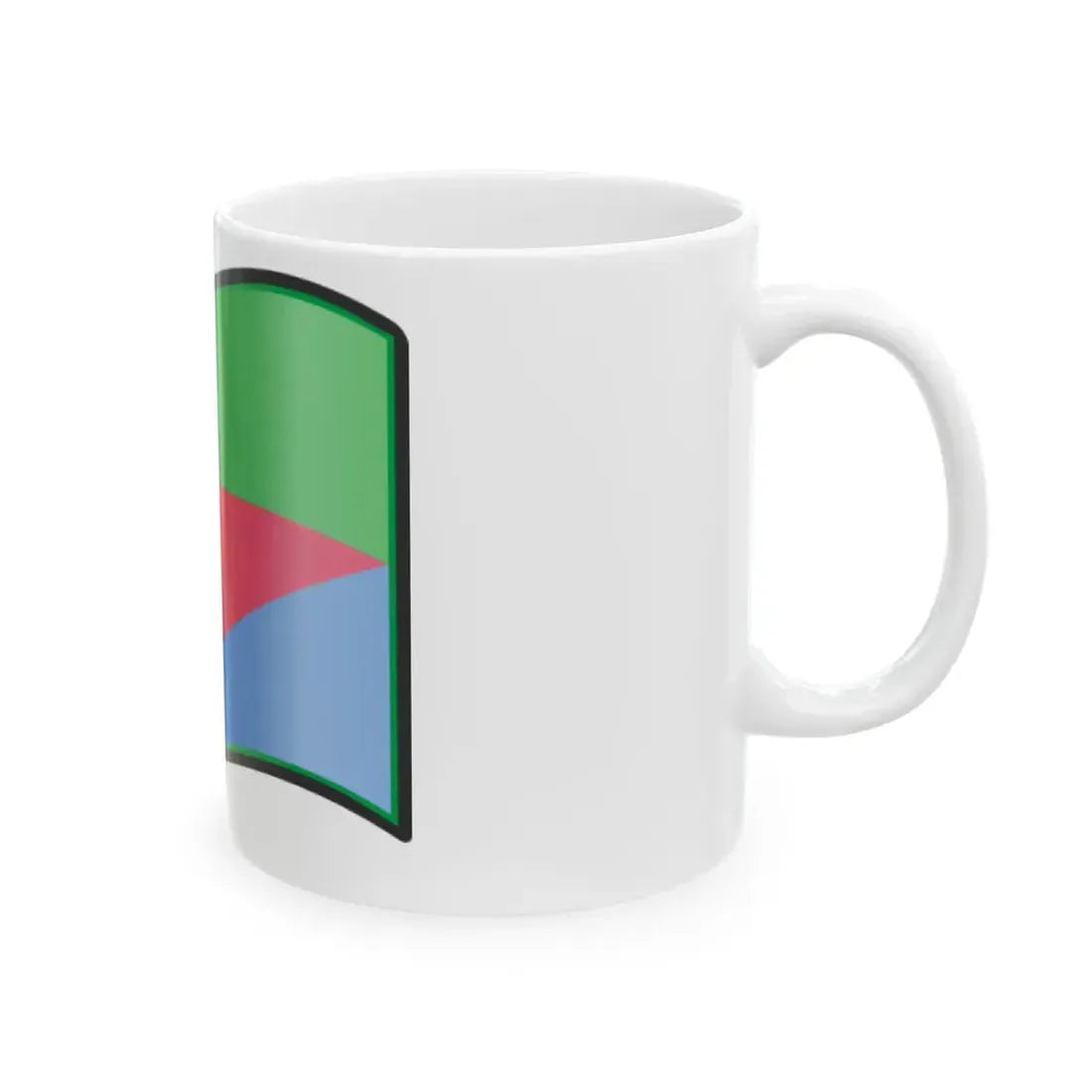 Nuvola Eritrean flag (Eritrea) White Coffee Mug - Go Mug Yourself