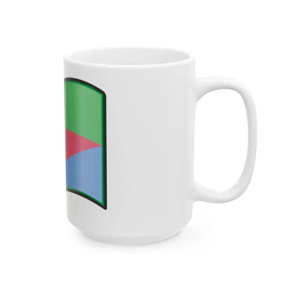 Nuvola Eritrean flag (Eritrea) White Coffee Mug - Go Mug Yourself