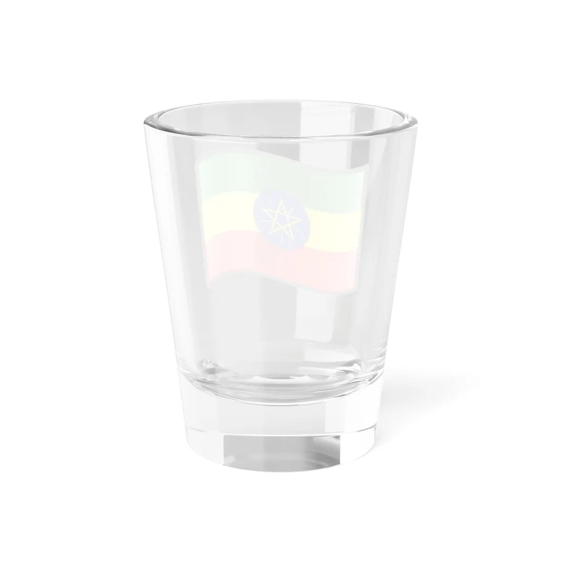 Nuvola Ethiopian flag (Ethiopia) Shot Glass 1.5oz - Go Mug Yourself