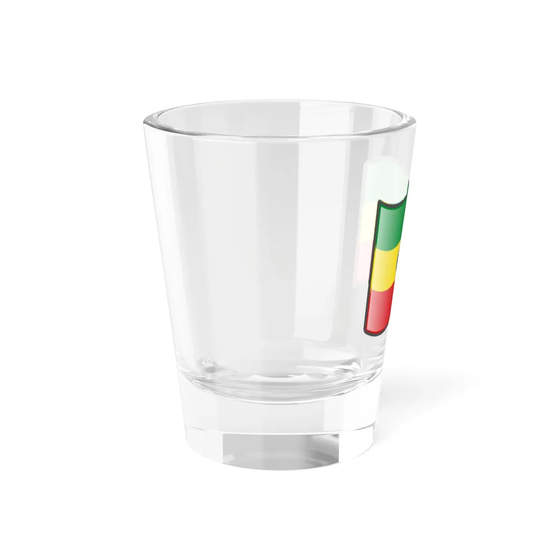 Nuvola Ethiopian flag (Ethiopia) Shot Glass 1.5oz - Go Mug Yourself