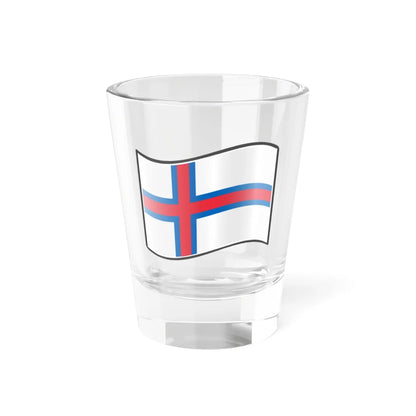 Nuvola Faroese flag Shot Glass 1.5oz 1.5oz - Go Mug Yourself