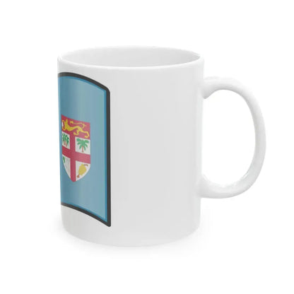 Nuvola Fijian flag (Fiji) White Coffee Mug - Go Mug Yourself