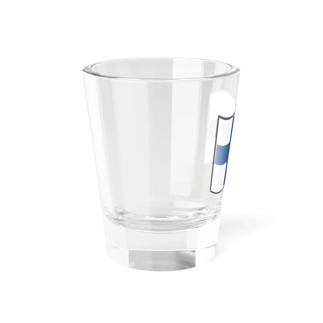 Nuvola Finnish flag (Finland) Shot Glass 1.5oz - Go Mug Yourself