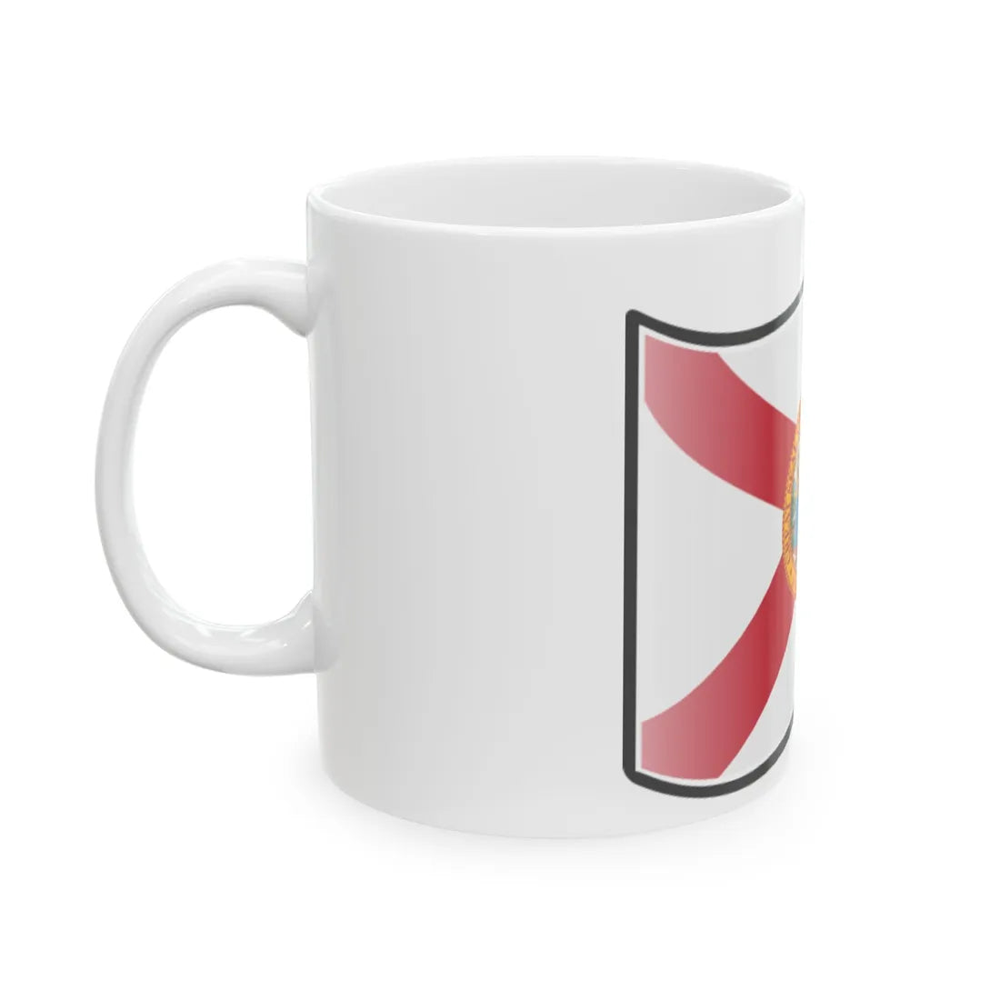 Nuvola Florida flag (United States) White Coffee Mug - Go Mug Yourself