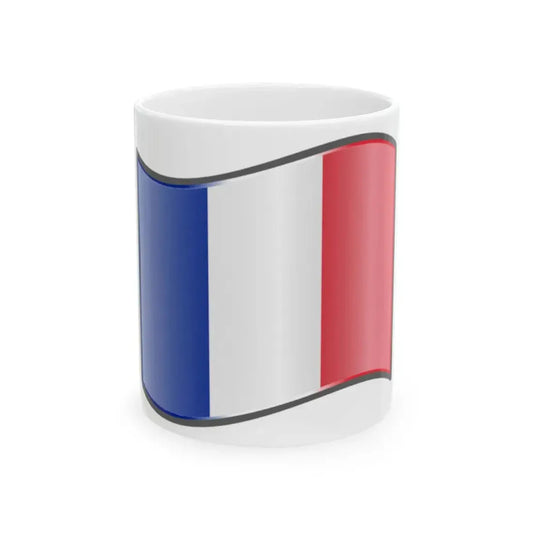 Nuvola France flag alternative (France) White Coffee Mug 11oz - Go Mug Yourself