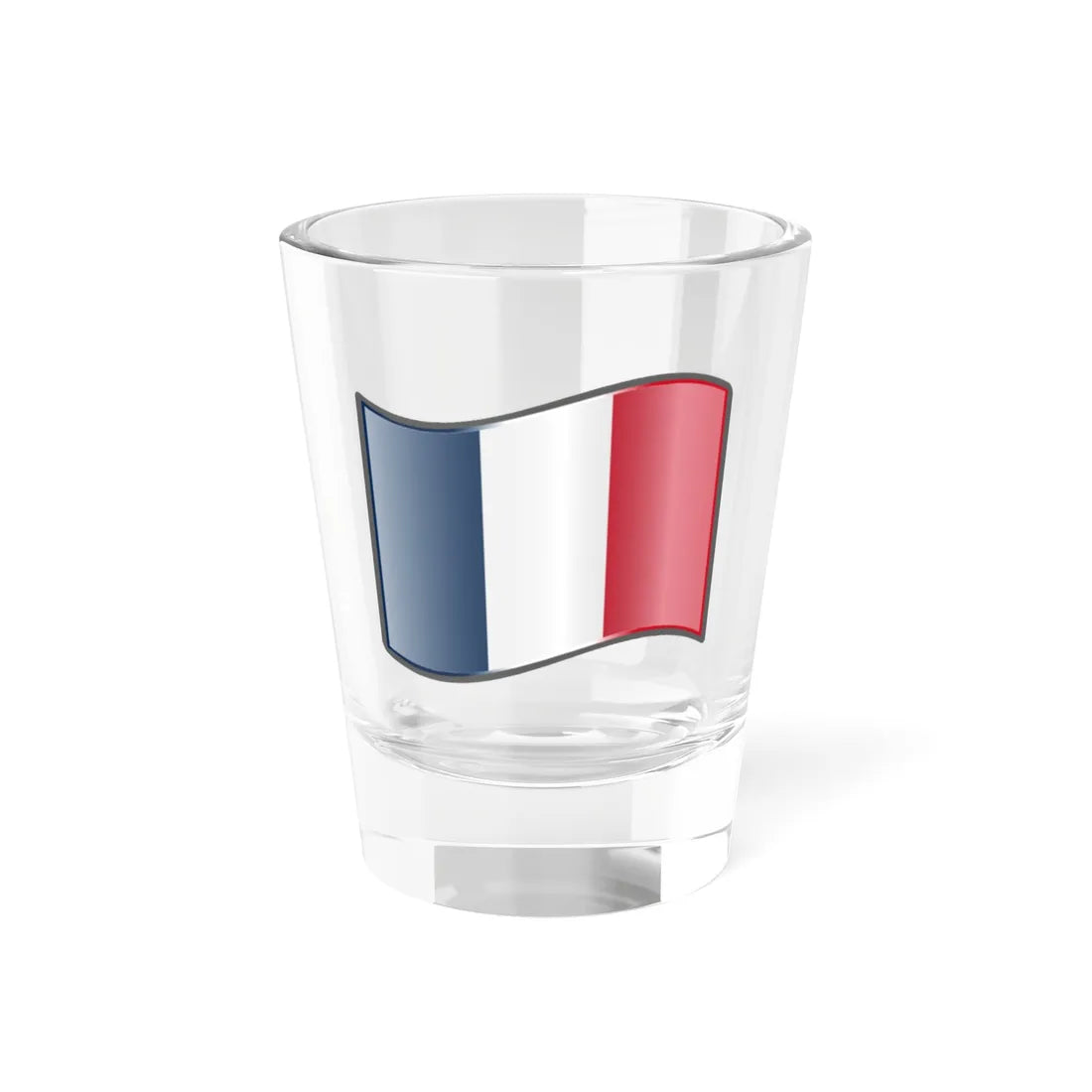 Nuvola France flag (France) Shot Glass 1.5oz 1.5oz - Go Mug Yourself
