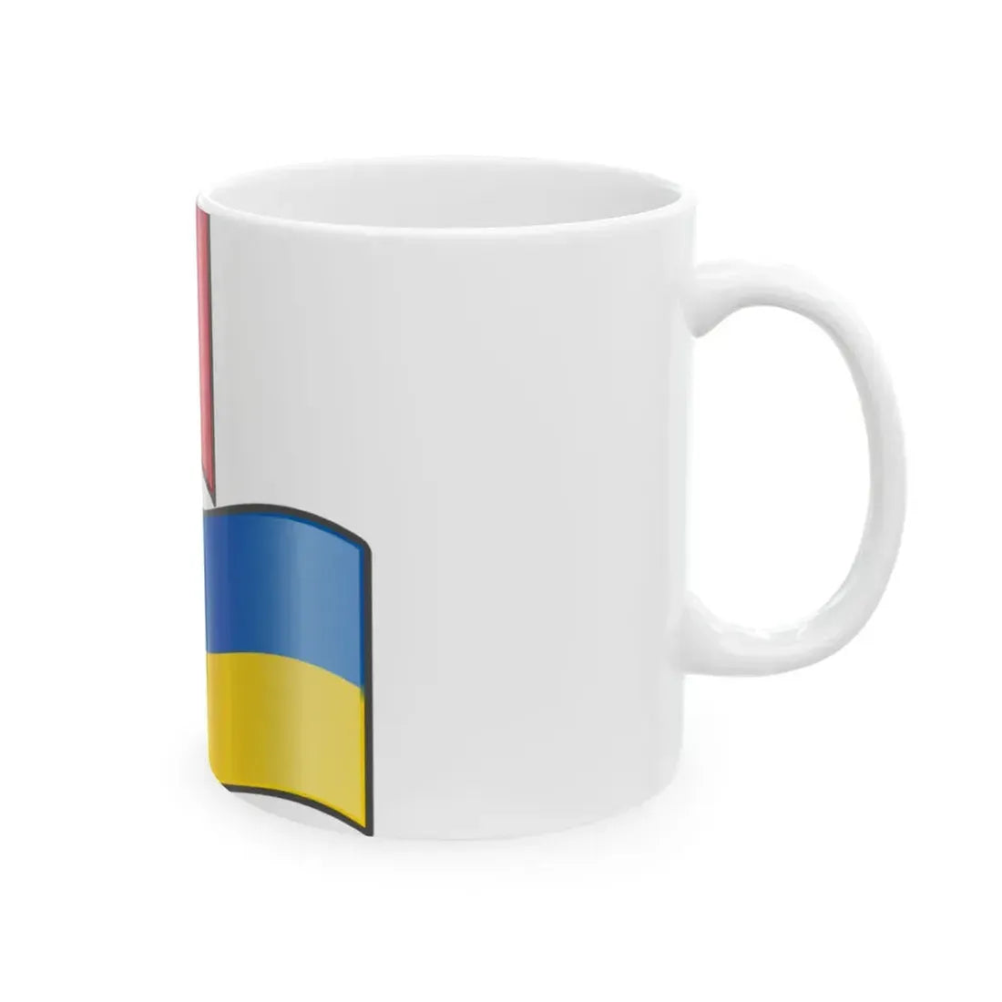 Nuvola France Ukraine flags (France) White Coffee Mug - Go Mug Yourself