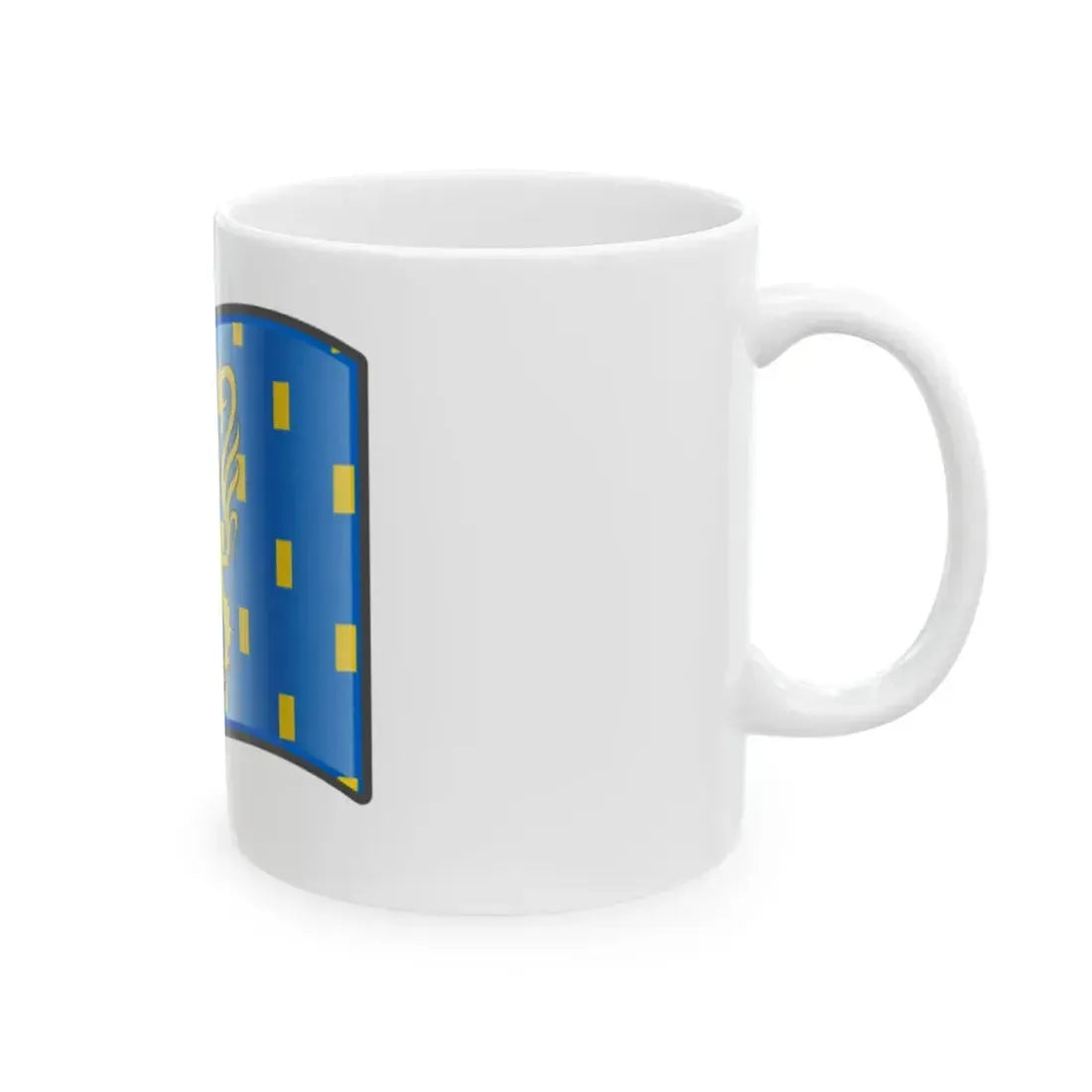 Nuvola Franche-Comte flag (France) White Coffee Mug - Go Mug Yourself