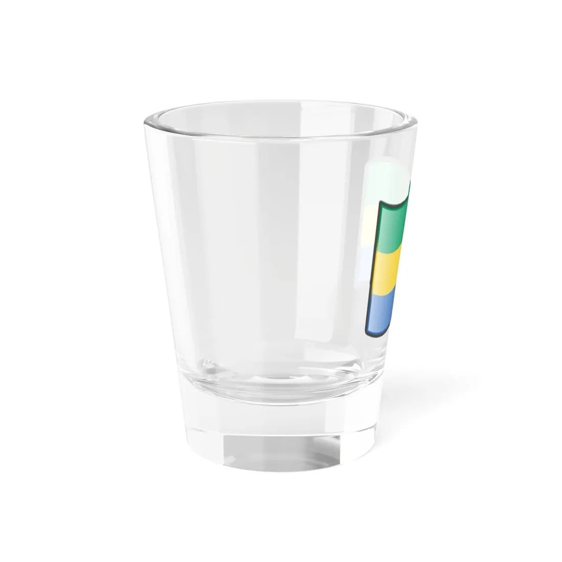 Nuvola Gabon flag (Gabon) Shot Glass 1.5oz - Go Mug Yourself