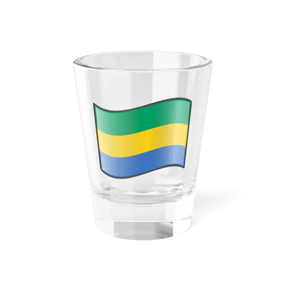 Nuvola Gabon flag (Gabon) Shot Glass 1.5oz - Go Mug Yourself