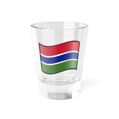 Nuvola Gambian flag (Gambia) Shot Glass 1.5oz 1.5oz - Go Mug Yourself