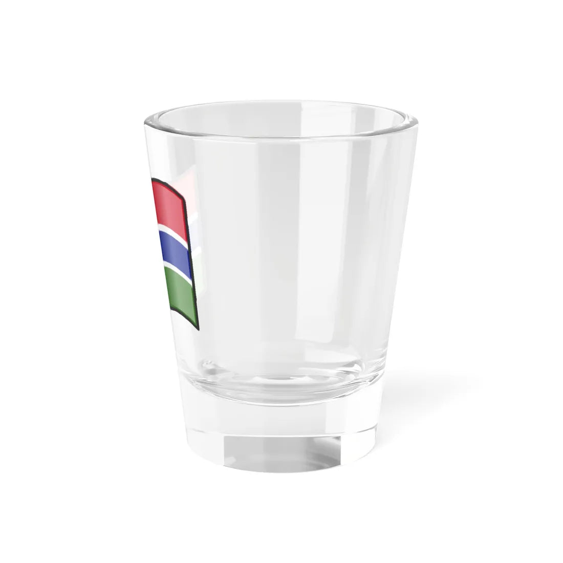 Nuvola Gambian flag (Gambia) Shot Glass 1.5oz - Go Mug Yourself