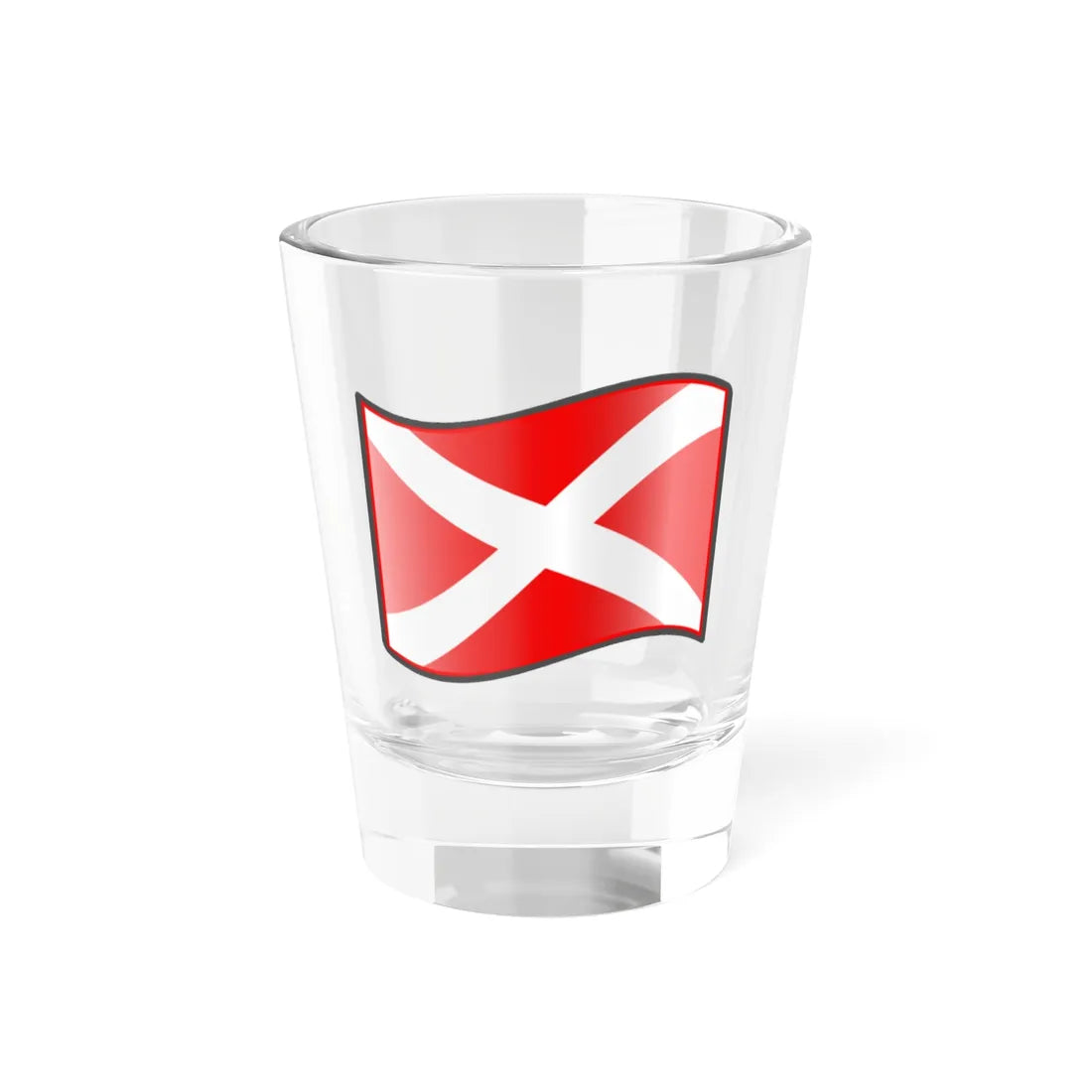 Nuvola Gascony flag (France) Shot Glass 1.5oz 1.5oz - Go Mug Yourself