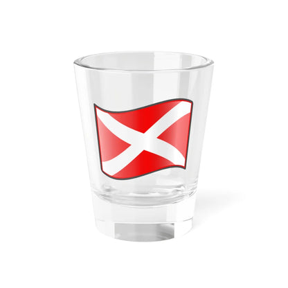 Nuvola Gascony flag (France) Shot Glass 1.5oz 1.5oz - Go Mug Yourself