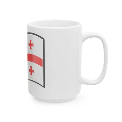 Nuvola Georgian flag (Georgia) White Coffee Mug - Go Mug Yourself