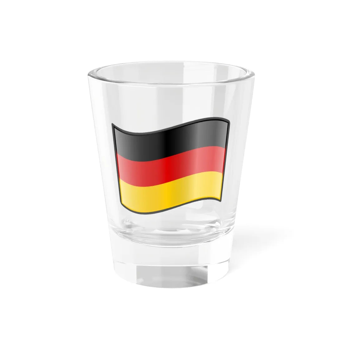 Nuvola German flag (Germany) Shot Glass 1.5oz 1.5oz - Go Mug Yourself