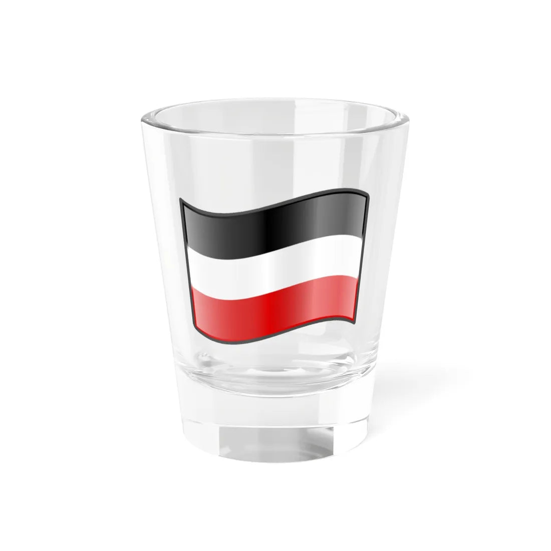 Nuvola Germany flag 1867-1918 and 1933-1935 (Germany) Shot Glass 1.5oz 1.5oz - Go Mug Yourself