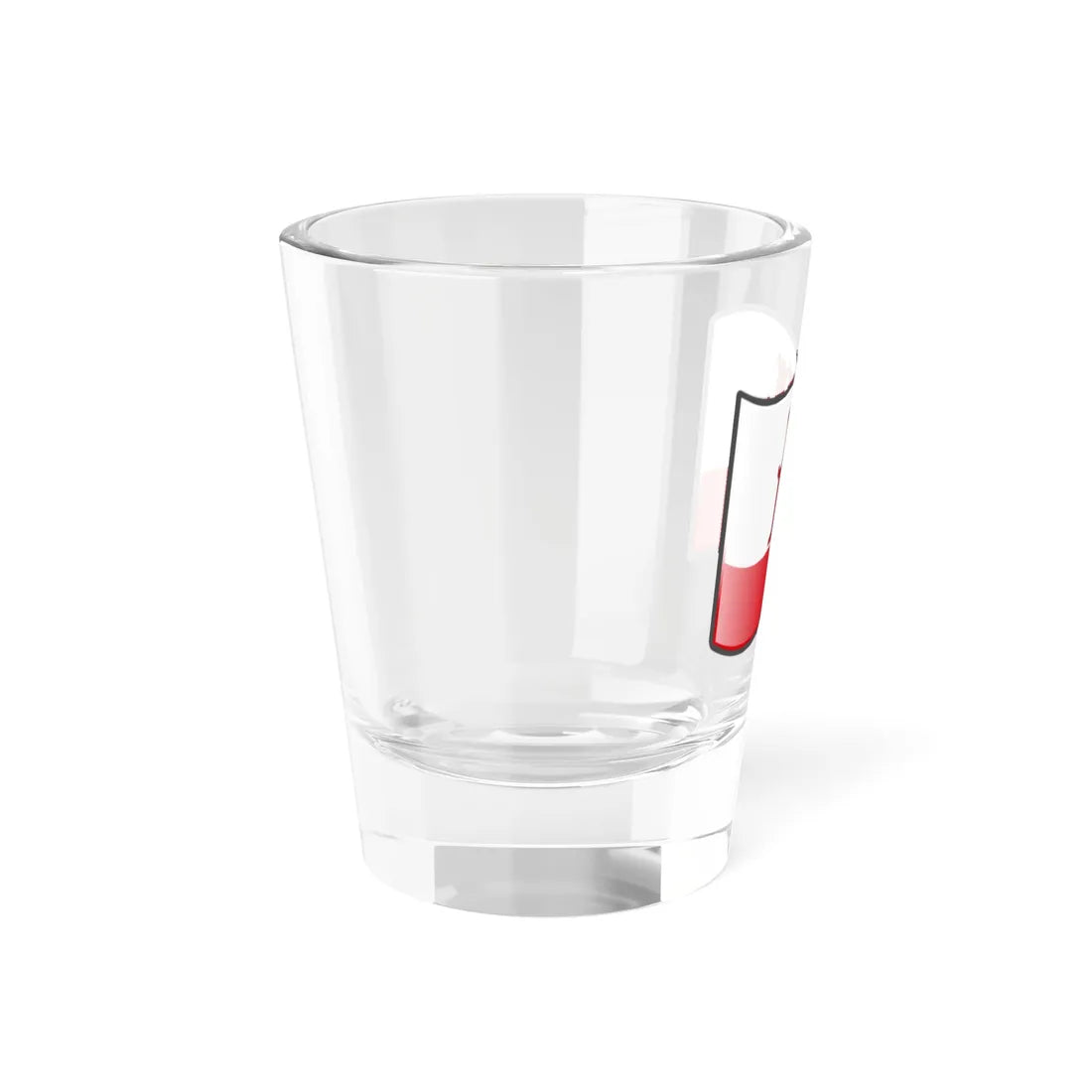 Nuvola Gibraltarian flag (United Kingdom) Shot Glass 1.5oz - Go Mug Yourself