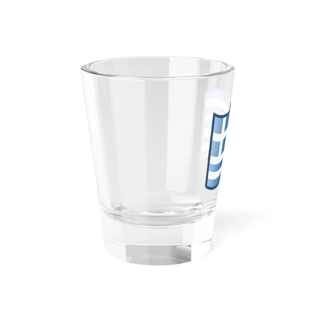 Nuvola Greek flag (Greece) Shot Glass 1.5oz - Go Mug Yourself