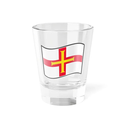 Nuvola Guernsey flag (United Kingdom) Shot Glass 1.5oz 1.5oz - Go Mug Yourself