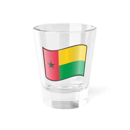 Nuvola Guinea-Bissau flag (Guinea) Shot Glass 1.5oz 1.5oz - Go Mug Yourself
