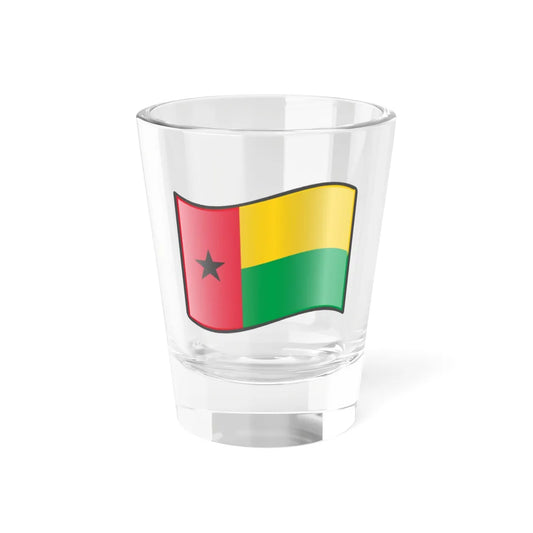 Nuvola Guinea-Bissau flag (Guinea) Shot Glass 1.5oz 1.5oz - Go Mug Yourself