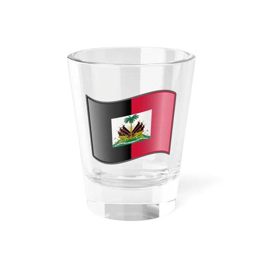 Nuvola Haitian flag 1964 (Haiti) Shot Glass 1.5oz 1.5oz - Go Mug Yourself