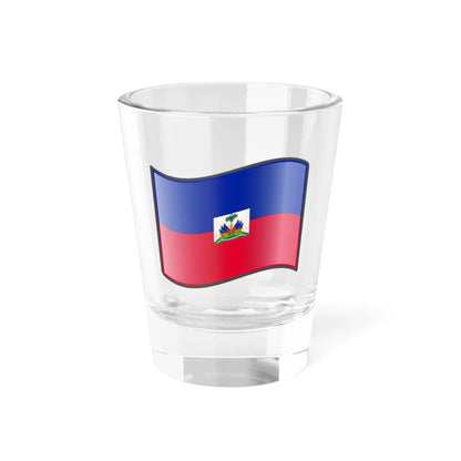 Nuvola Haitian flag (Haiti) Shot Glass 1.5oz 1.5oz - Go Mug Yourself