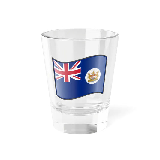 Nuvola Hong Kong flag 1959 (China) Shot Glass 1.5oz 1.5oz - Go Mug Yourself