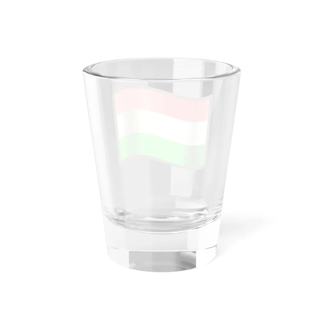 Nuvola Hungary flag alternative height stripes (Hungary) Shot Glass 1.5oz - Go Mug Yourself