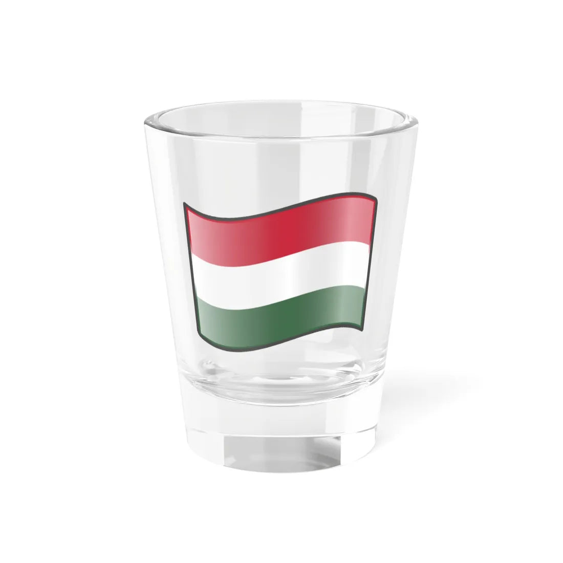 Nuvola Hungary flag (Hungary) Shot Glass 1.5oz 1.5oz - Go Mug Yourself