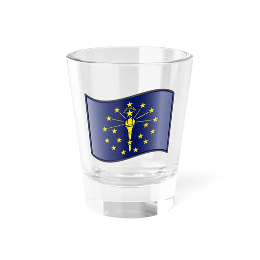 Nuvola Indiana flag (United States) Shot Glass 1.5oz 1.5oz - Go Mug Yourself