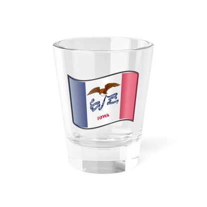 Nuvola Iowa flag (United States) Shot Glass 1.5oz 1.5oz - Go Mug Yourself