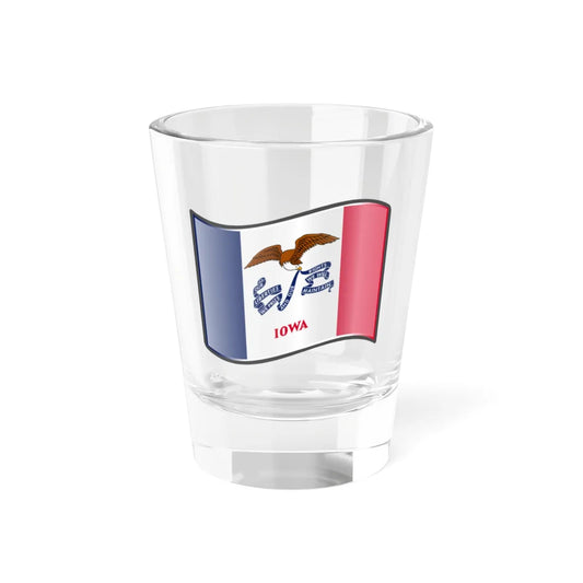Nuvola Iowa flag (United States) Shot Glass 1.5oz 1.5oz - Go Mug Yourself