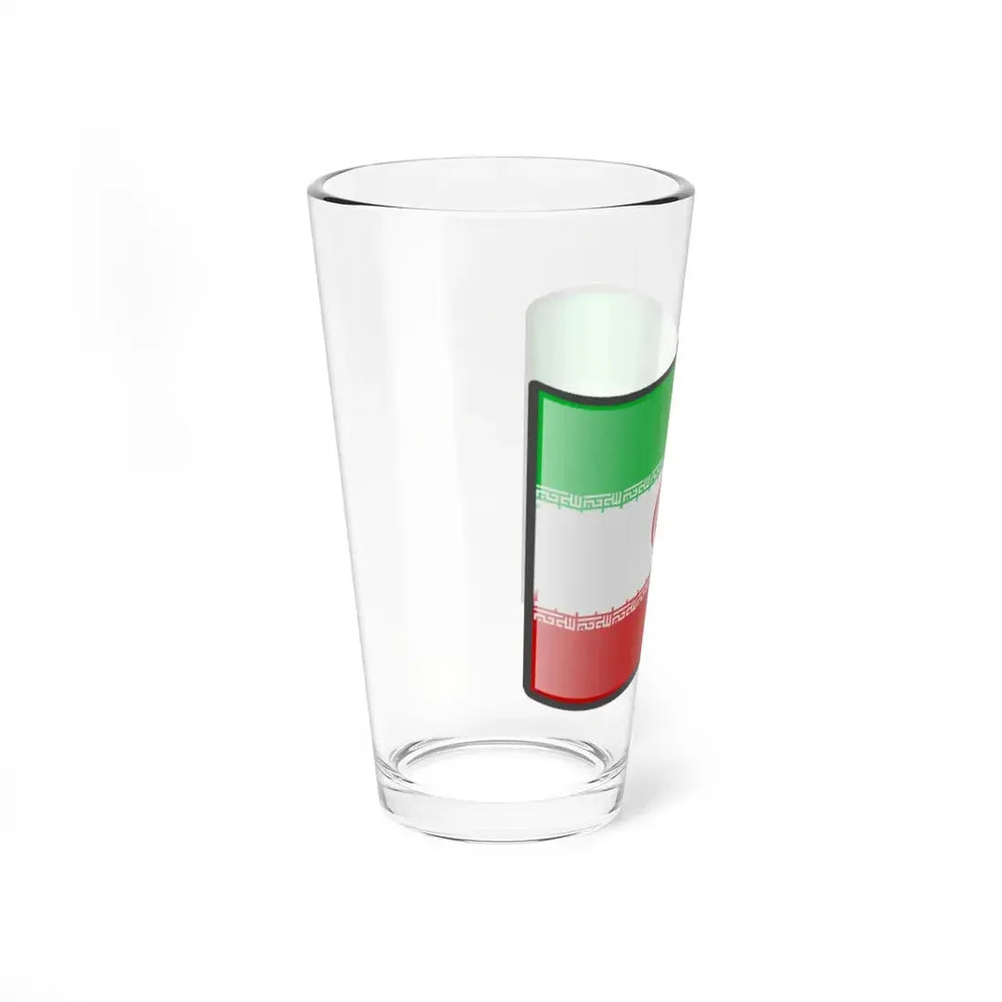 Nuvola Iranian flag (Iran) Pint Glass 16oz - Go Mug Yourself