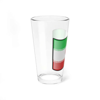 Nuvola Iranian flag (Iran) Pint Glass 16oz - Go Mug Yourself