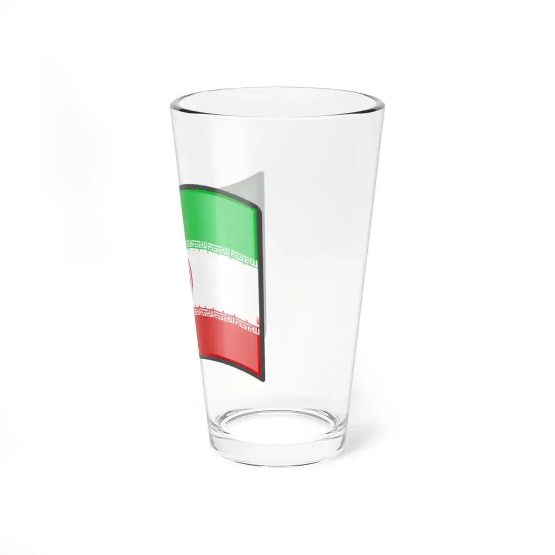 Nuvola Iranian flag (Iran) Pint Glass 16oz - Go Mug Yourself