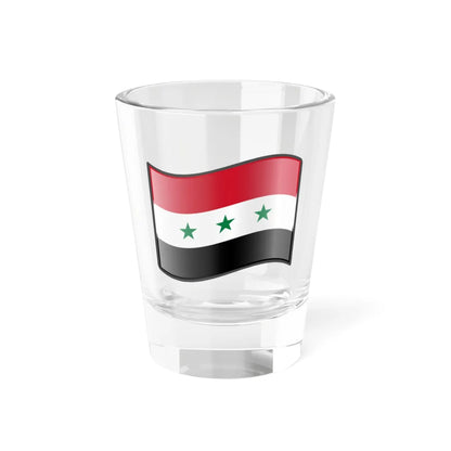 Nuvola Iraq flag 1963-1991 or Syria flag 1963-1972 (Iraq) Shot Glass 1.5oz 1.5oz - Go Mug Yourself