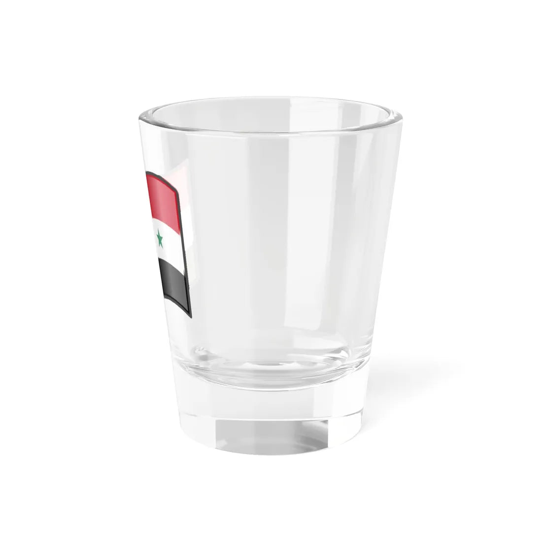 Nuvola Iraq flag 1963-1991 or Syria flag 1963-1972 (Iraq) Shot Glass 1.5oz - Go Mug Yourself
