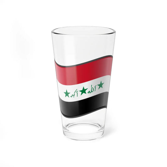 Nuvola Iraq flag 1991-2004 (Iraq) Pint Glass 16oz 16oz - Go Mug Yourself