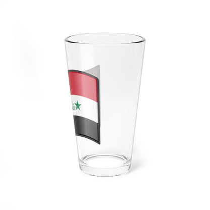 Nuvola Iraq flag 1991-2004 (Iraq) Pint Glass 16oz - Go Mug Yourself