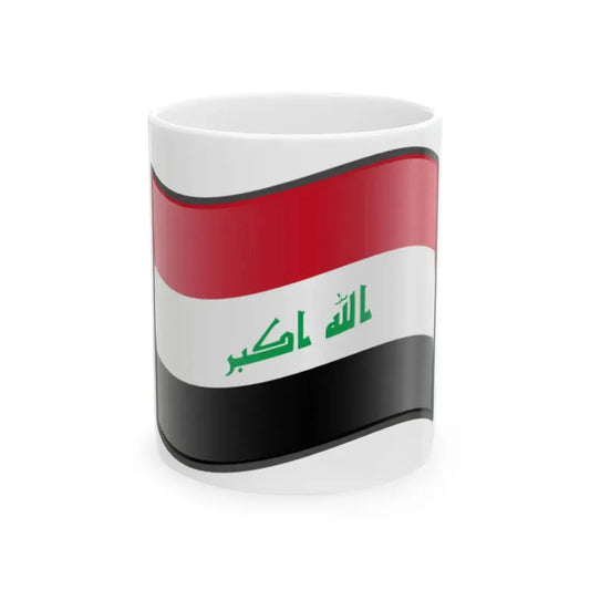Nuvola Iraqi flag (Iraq) White Coffee Mug 11oz - Go Mug Yourself
