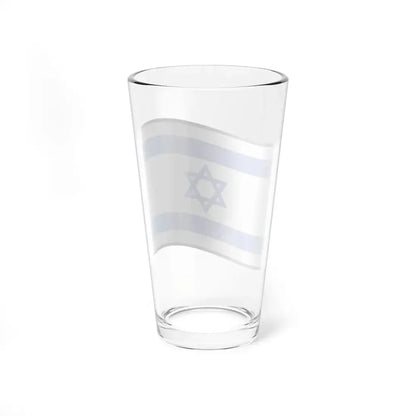 Nuvola Israeli flag (Israel) Pint Glass 16oz - Go Mug Yourself